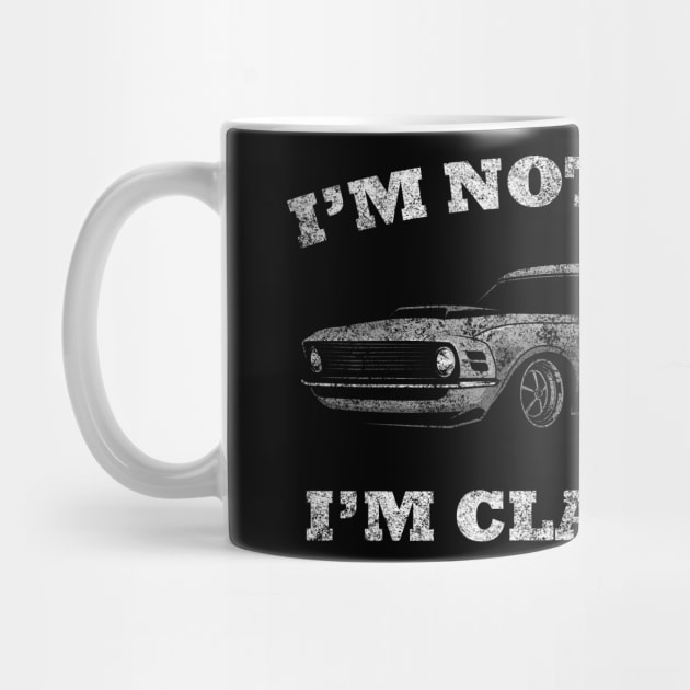 I'm not old I'm classic car funny mustang by medrik